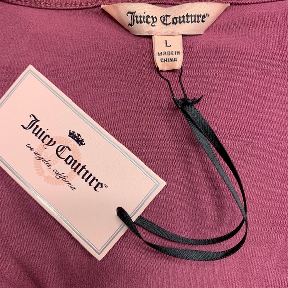 Juicy Couture ruffle dark red dress size L & XXL - Picture 5 of 5